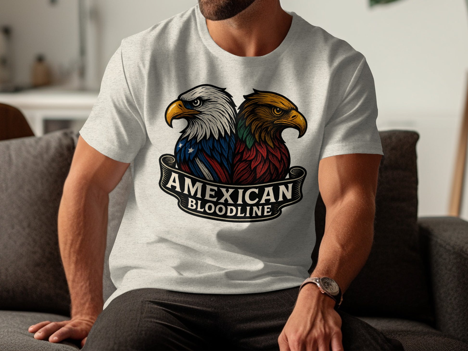 Amexican Bloodline Two Eagles Graphic Tee product