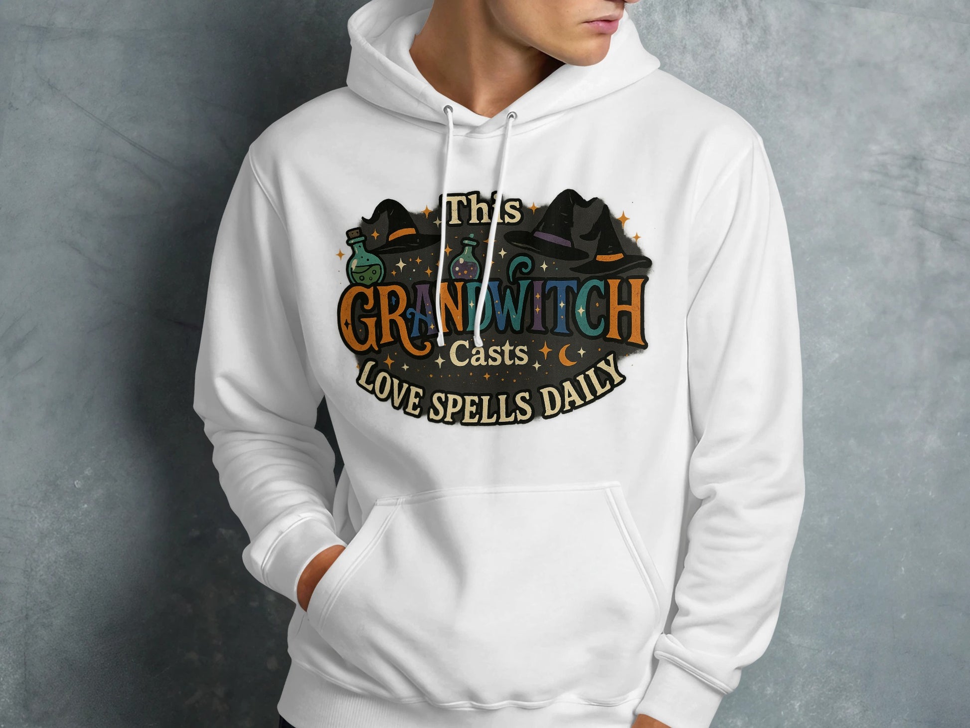 This Grandwitch Casts Love Spells Daily hoodie product