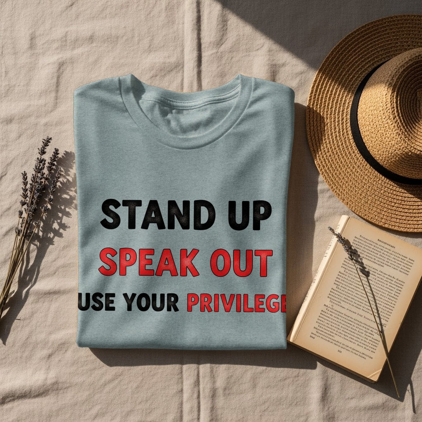 Stand Up Speak Out Use Your Privilege Shirt