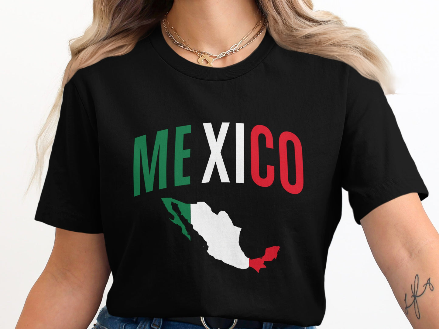 Mexico Graphic Tee with Map Design Apparel product type