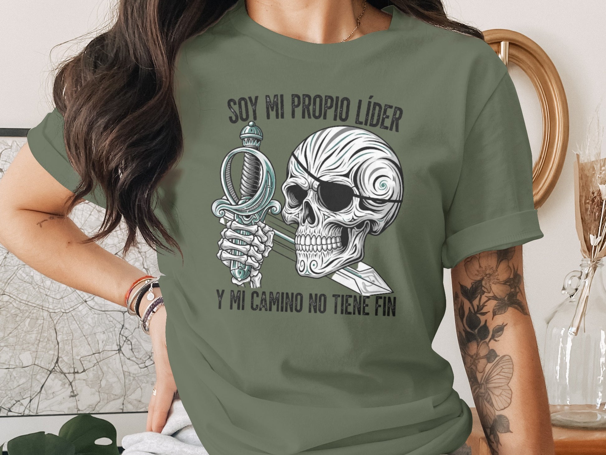Skull Leader Path Never Ends Graphic T-Shirt product type