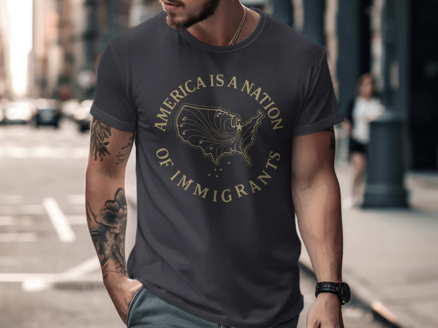 America is a Nation of Immigrants Graphic Tee