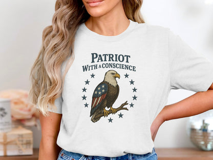 Patriot With a Conscience Eagle T-Shirt product type