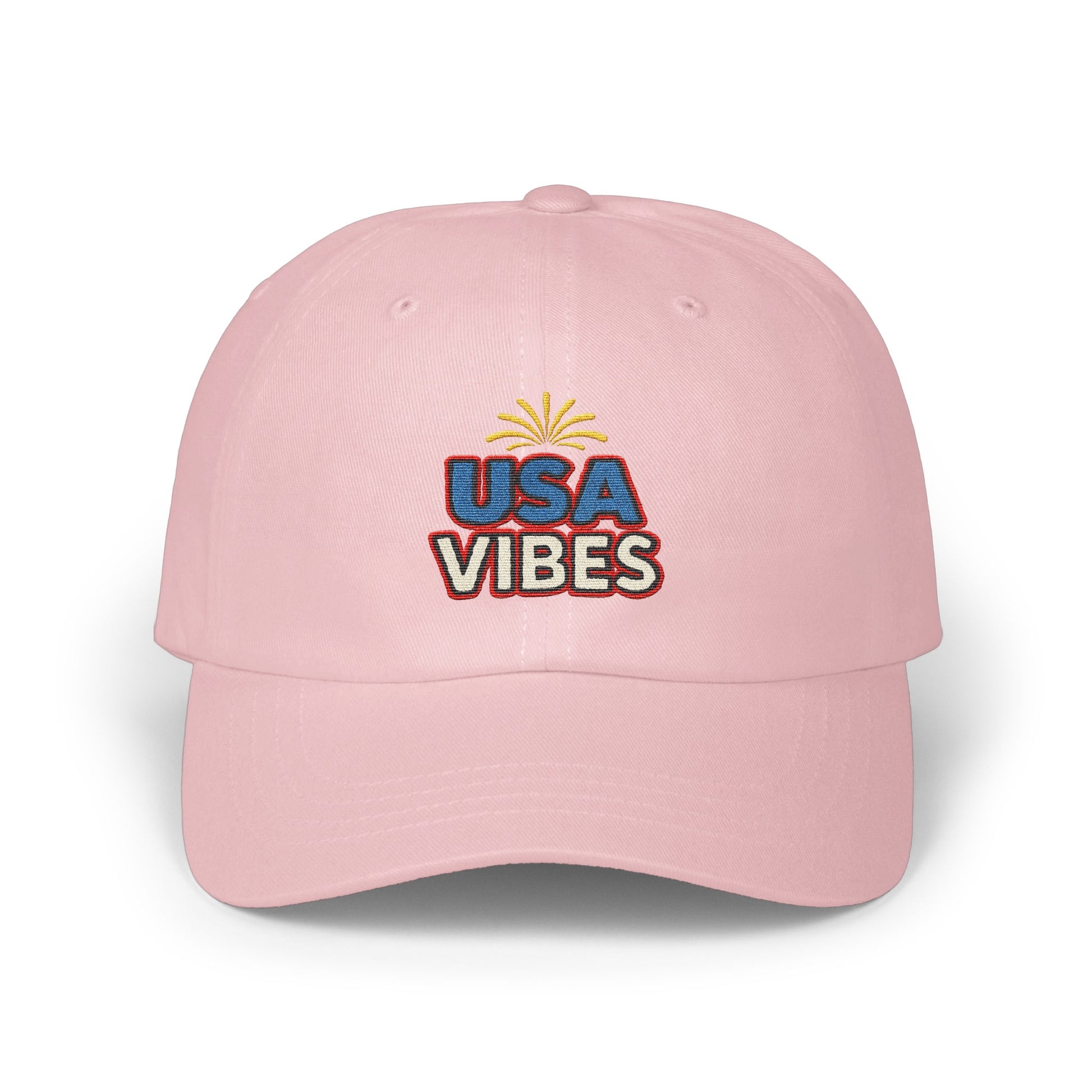 USA VIBES Embroidered Six-Panel Hat product type