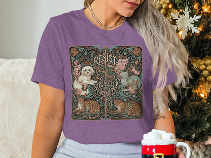 Resist Strength in Diversity graphic tee