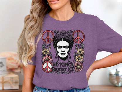 No Kings Resist No War Peace Woman T-shirt product
