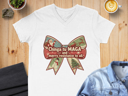 Chinga tu MAGA and merry resistance to all shirt
