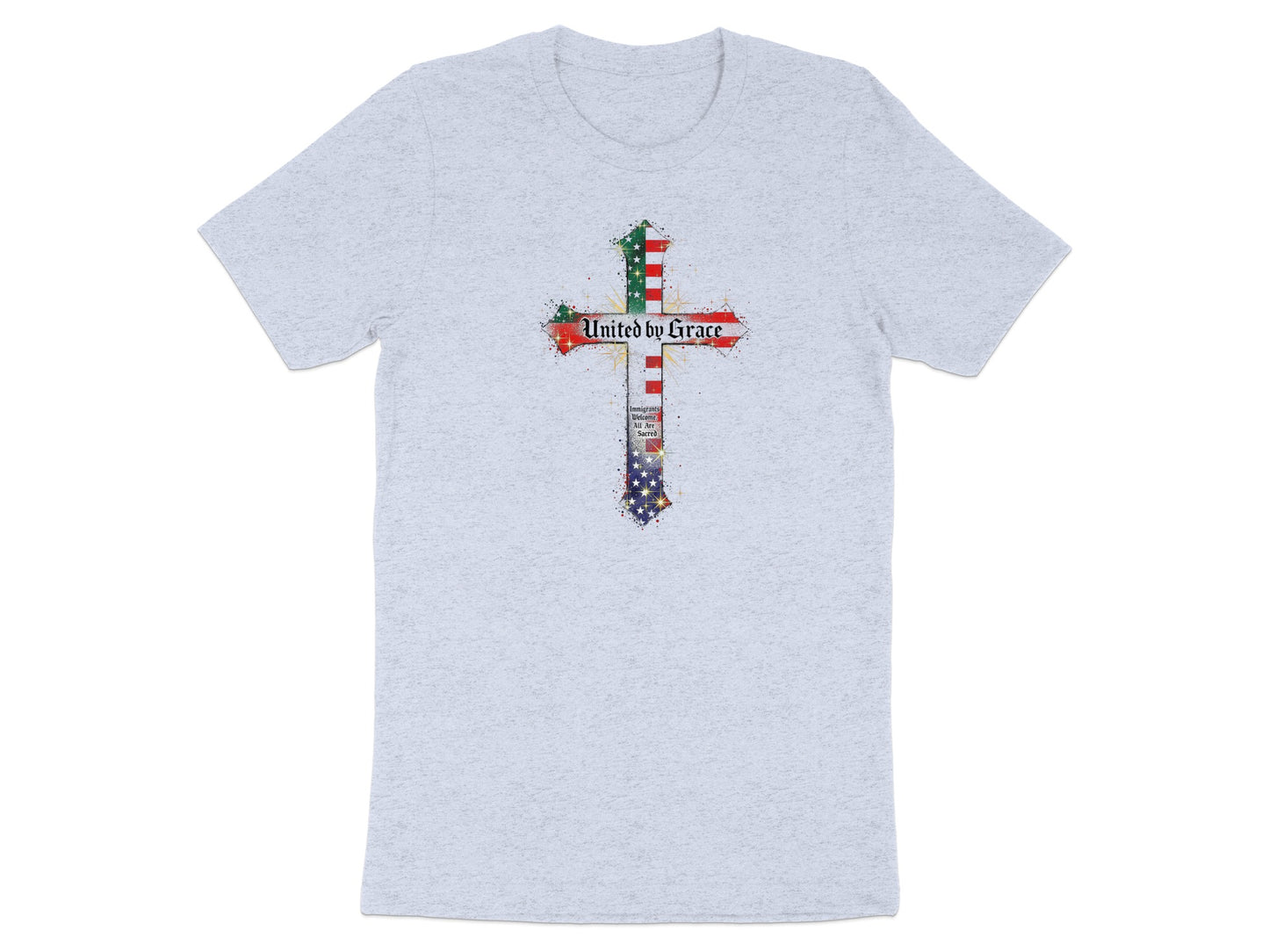 United by Grace Patriotic Cross Graphic Shirt product type