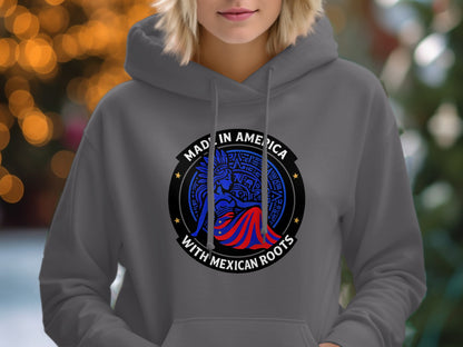 Proudly American Mexican Roots Statement Hoodie product