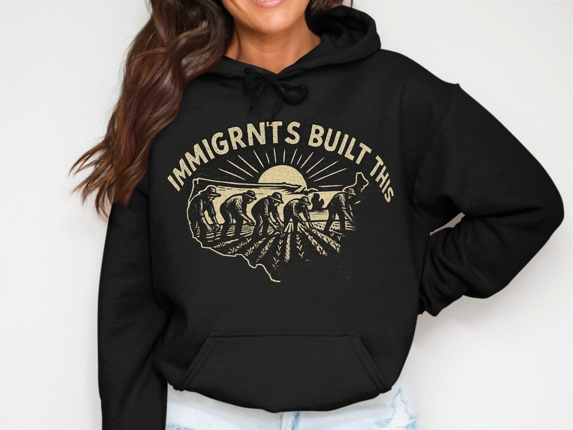 Immigrnts Built This Graphic Hoodie product