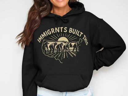 Immigrnts Built This Graphic Hoodie product