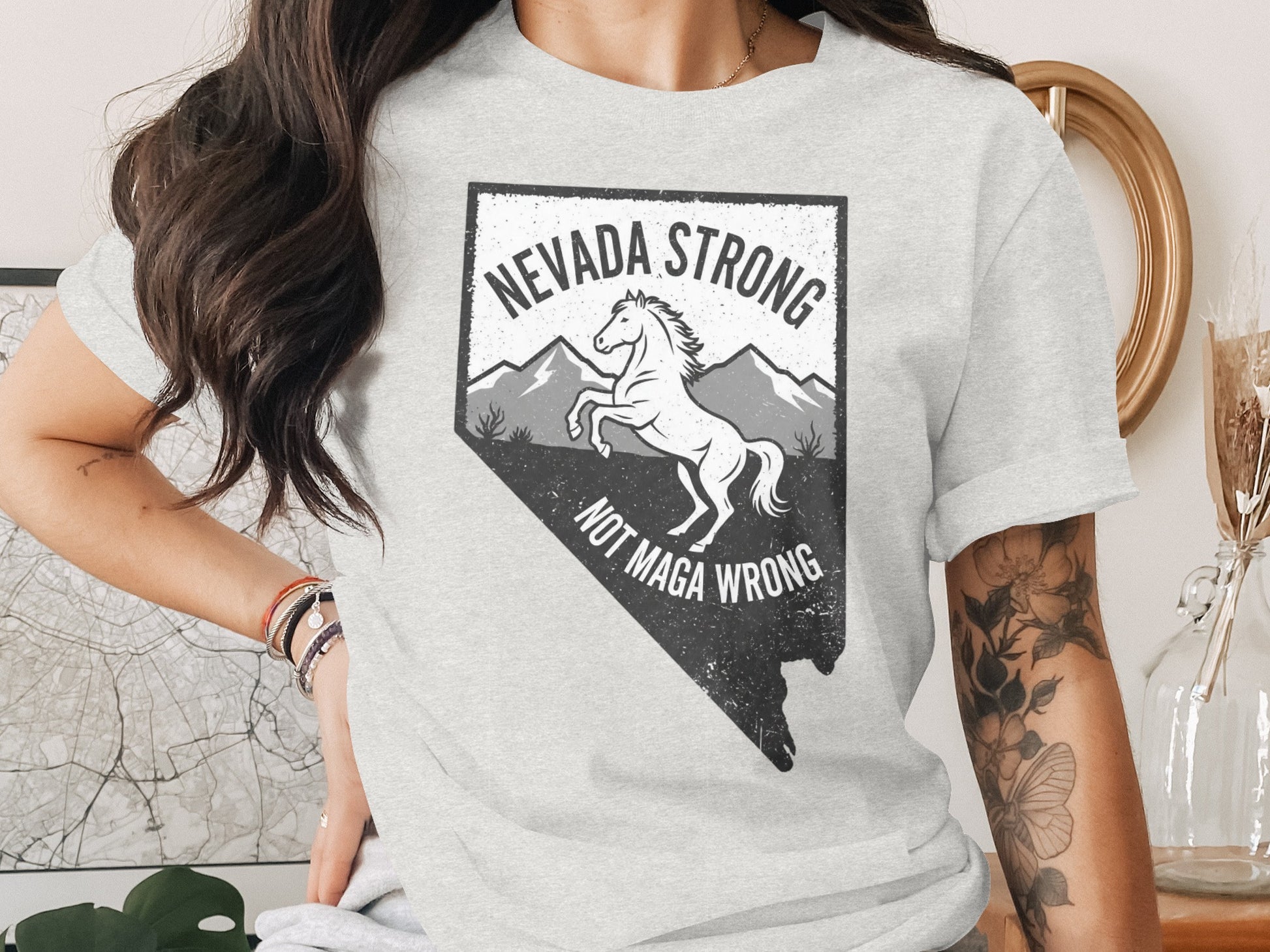Nevada Strong Not Maga Wrong T-shirt product