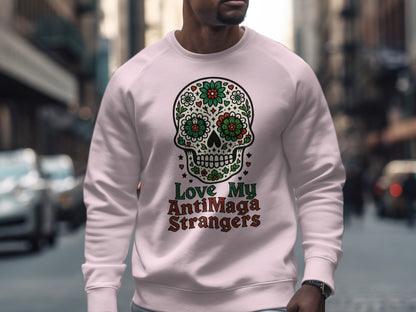 Love My AntiMaga Strangers Skull Design product