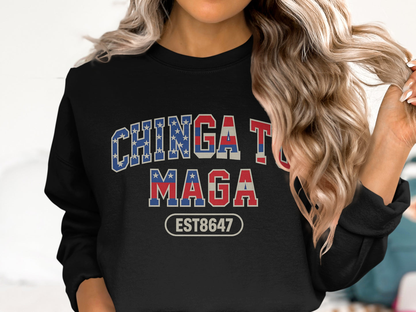 Chinga Tu Maga Statement Sweatshirt for Bold Expression