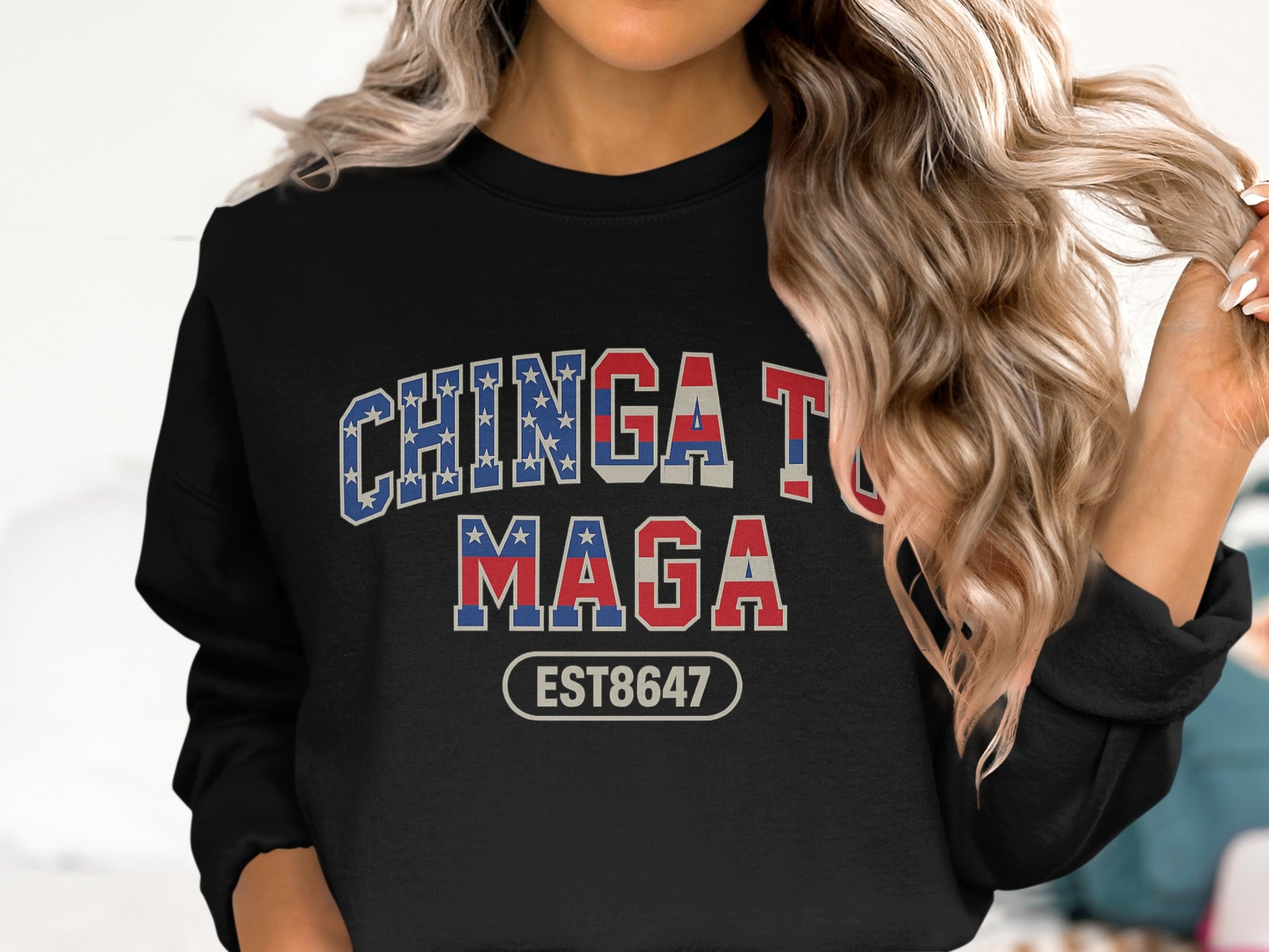 Chinga Tu Maga Statement Sweatshirt for Bold Expression