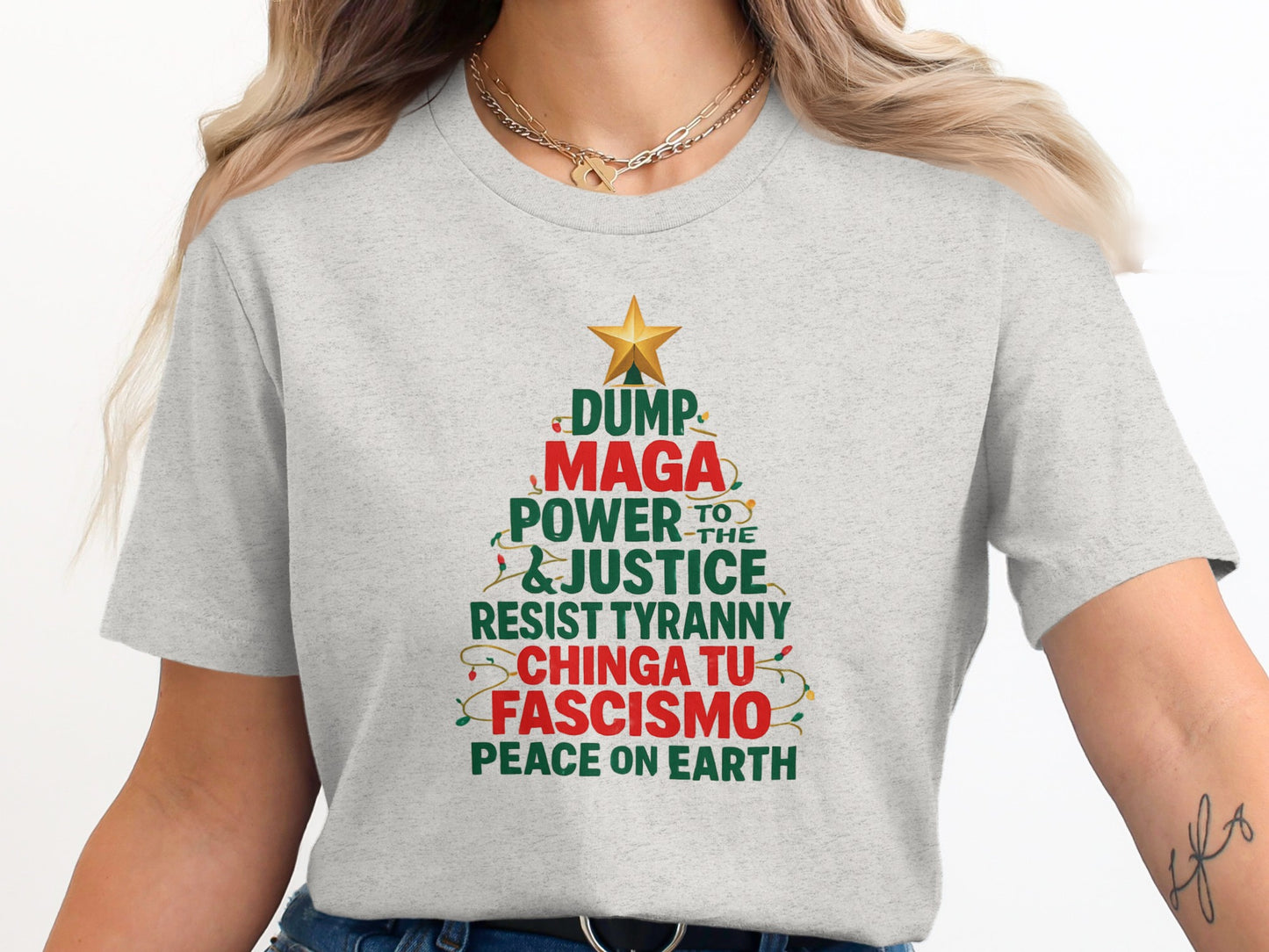 Dump MAGA Power To Justice Resist Tyranny T-shirt