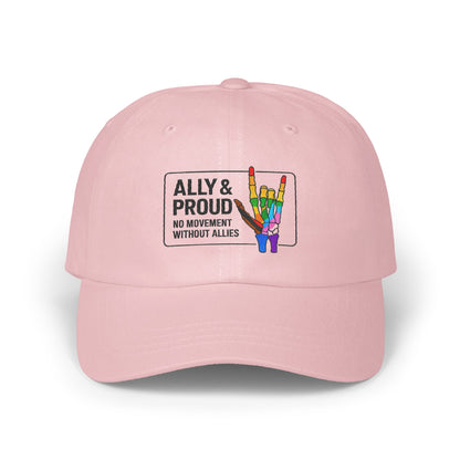 Ally and Proud Pink Statement Cap product
