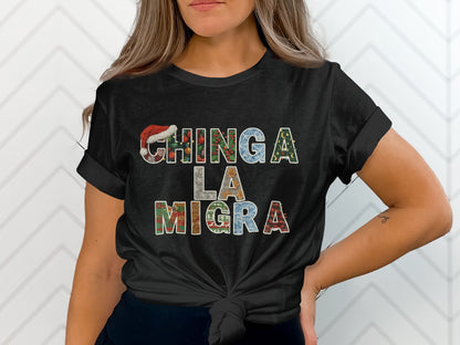 Chinga La Migra Graphic Statement T-shirt