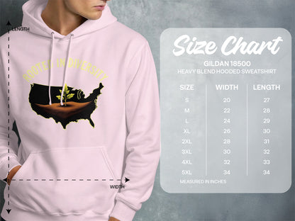 Rooted in Diversity Map Design Hooded Sweatshirt product