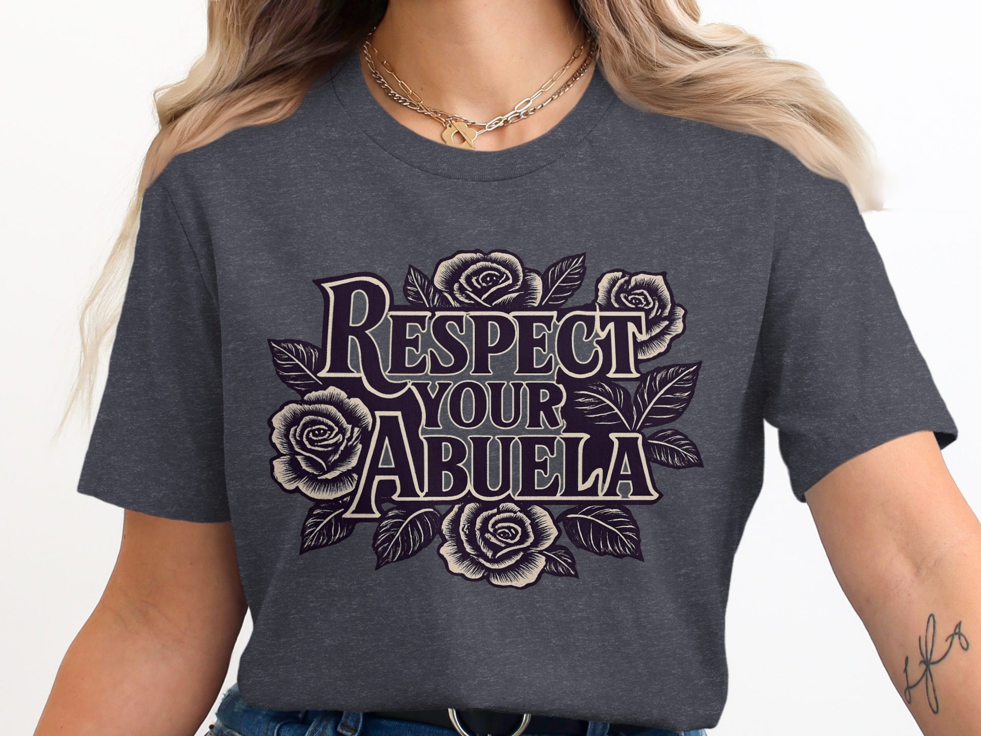 Respect Your Abuela Graphic Tee Shirt product type