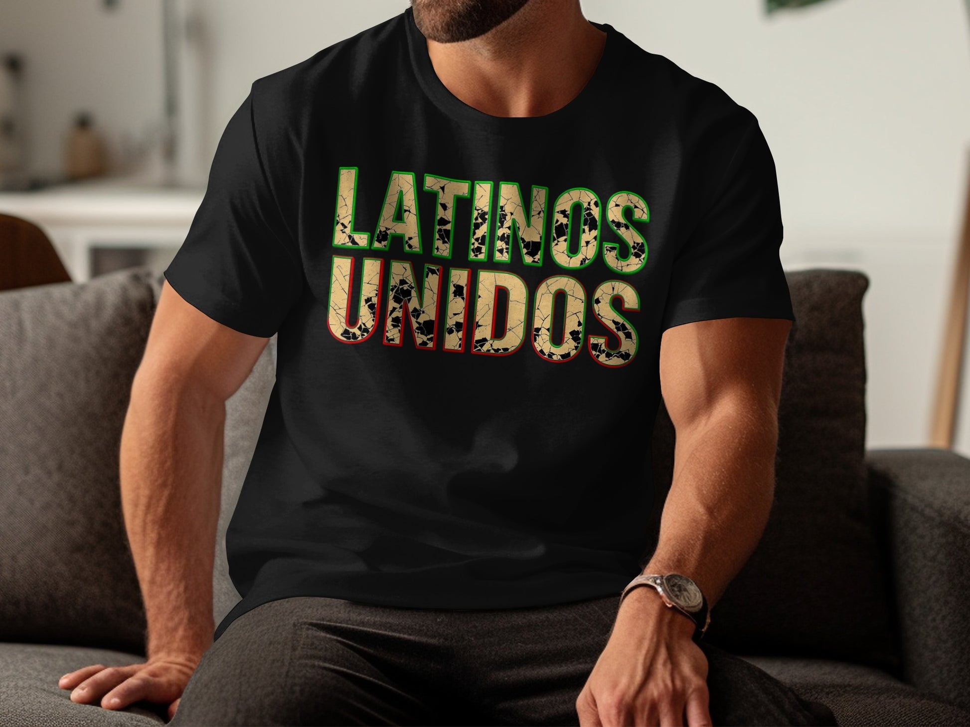 Latinos Unidos Graphic T-Shirt product type