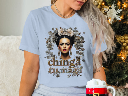 Stylish Vintage Chinga Tu Maga Graphic Tee