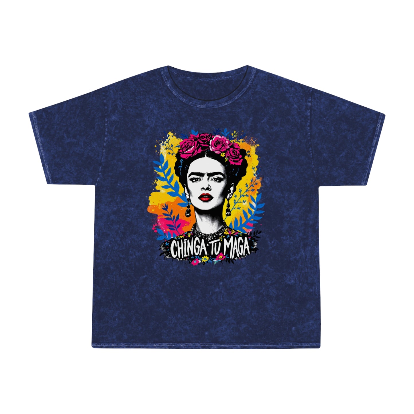 Frida Kahlo Against vintage Tee — USA Made Mineral Wash Graphic T-Shirt