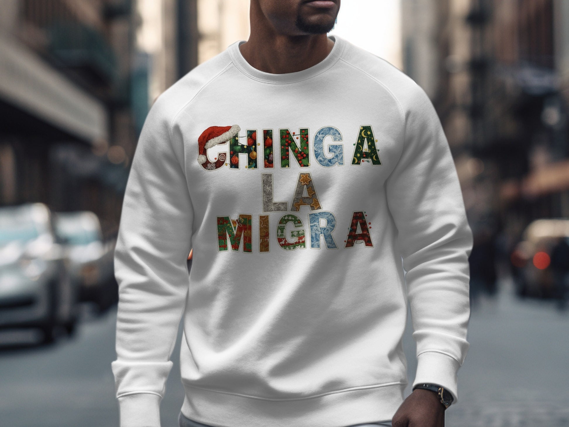 Chinga La Migra Festive Streetwear Sweatshirt