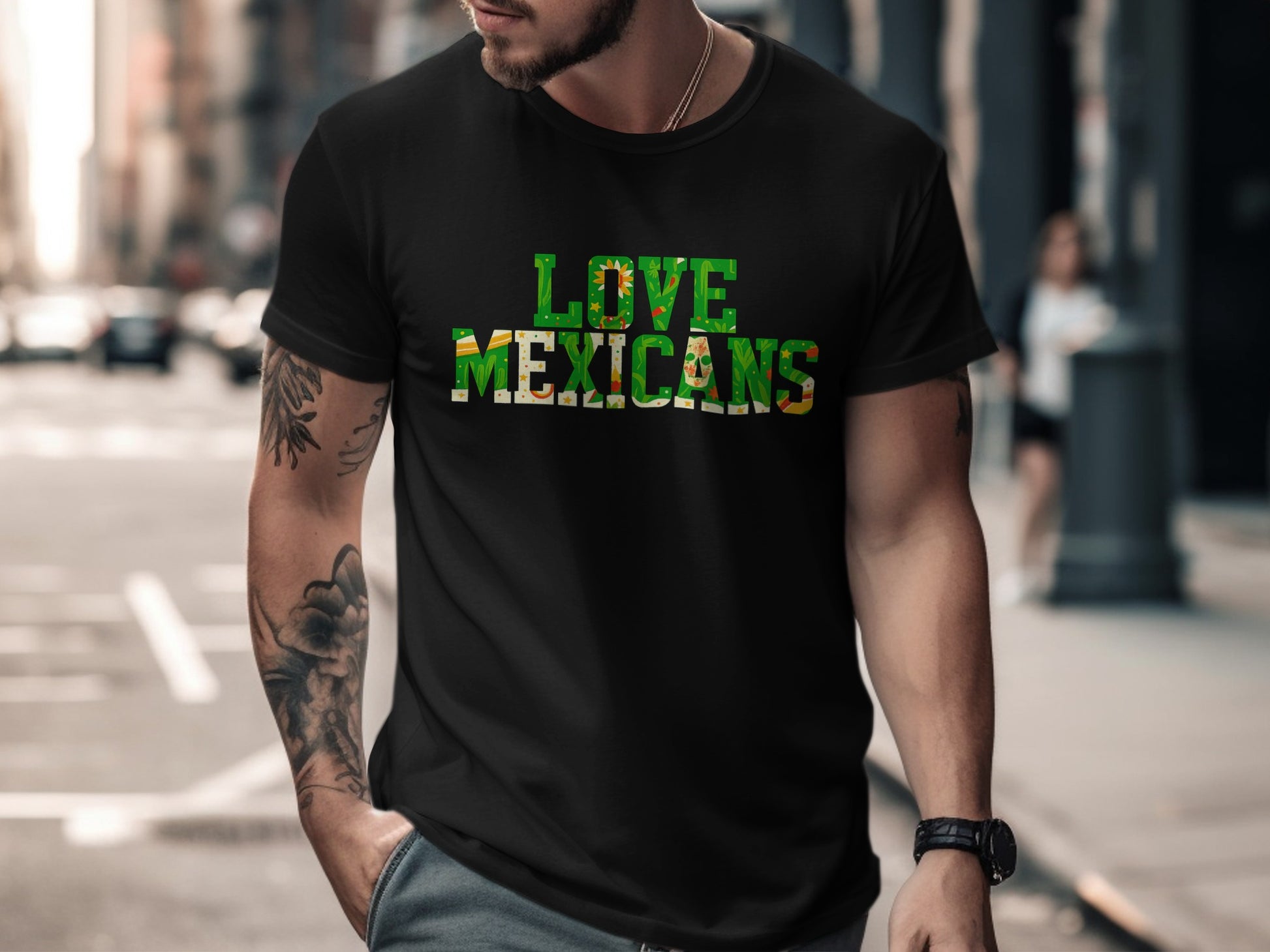 Love Mexicans Graphic Tee stylish product