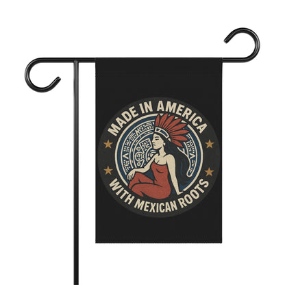 Made in America with Mexican Roots Decorative Flag
