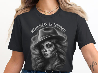 Kindness Is Louder Skull Graphic T-Shirt product