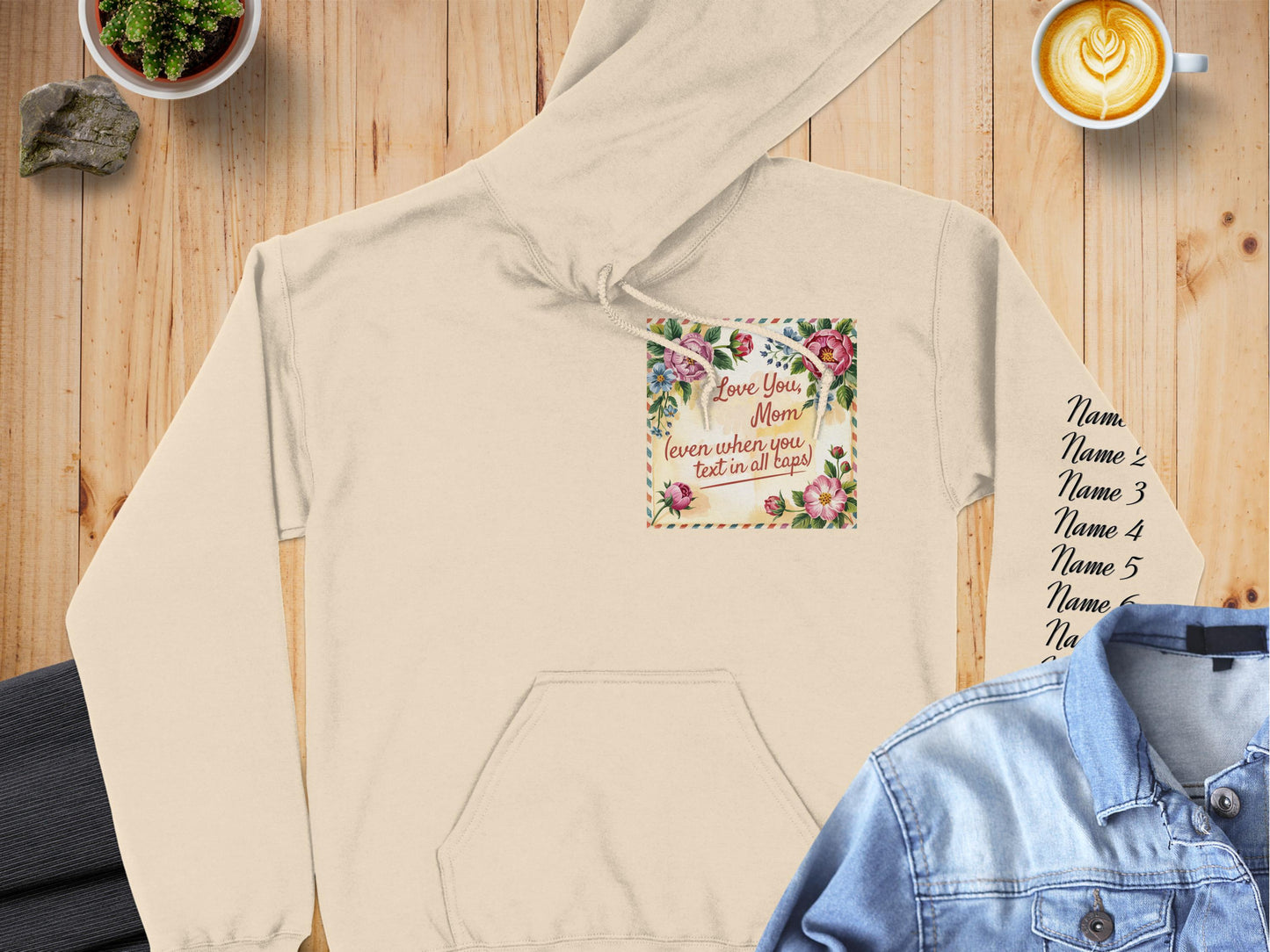 Love You Mom Even When You Text In All Caps Hoodie product