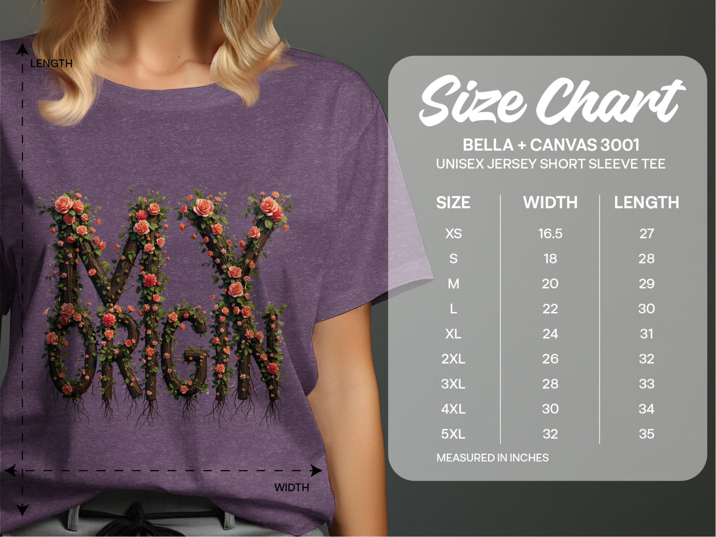 Vibrant Wildflower Letters Graphic T-Shirt product