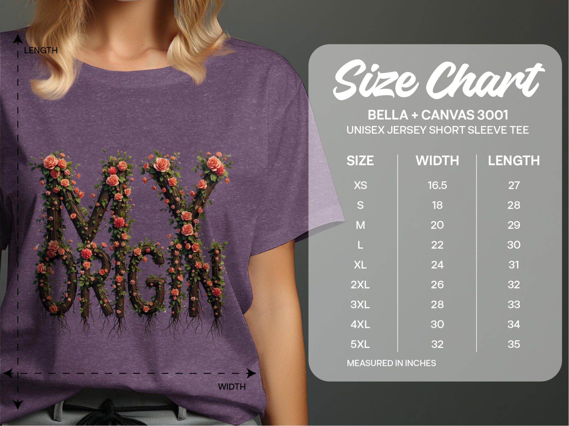 Vibrant Wildflower Letters Graphic T-Shirt product