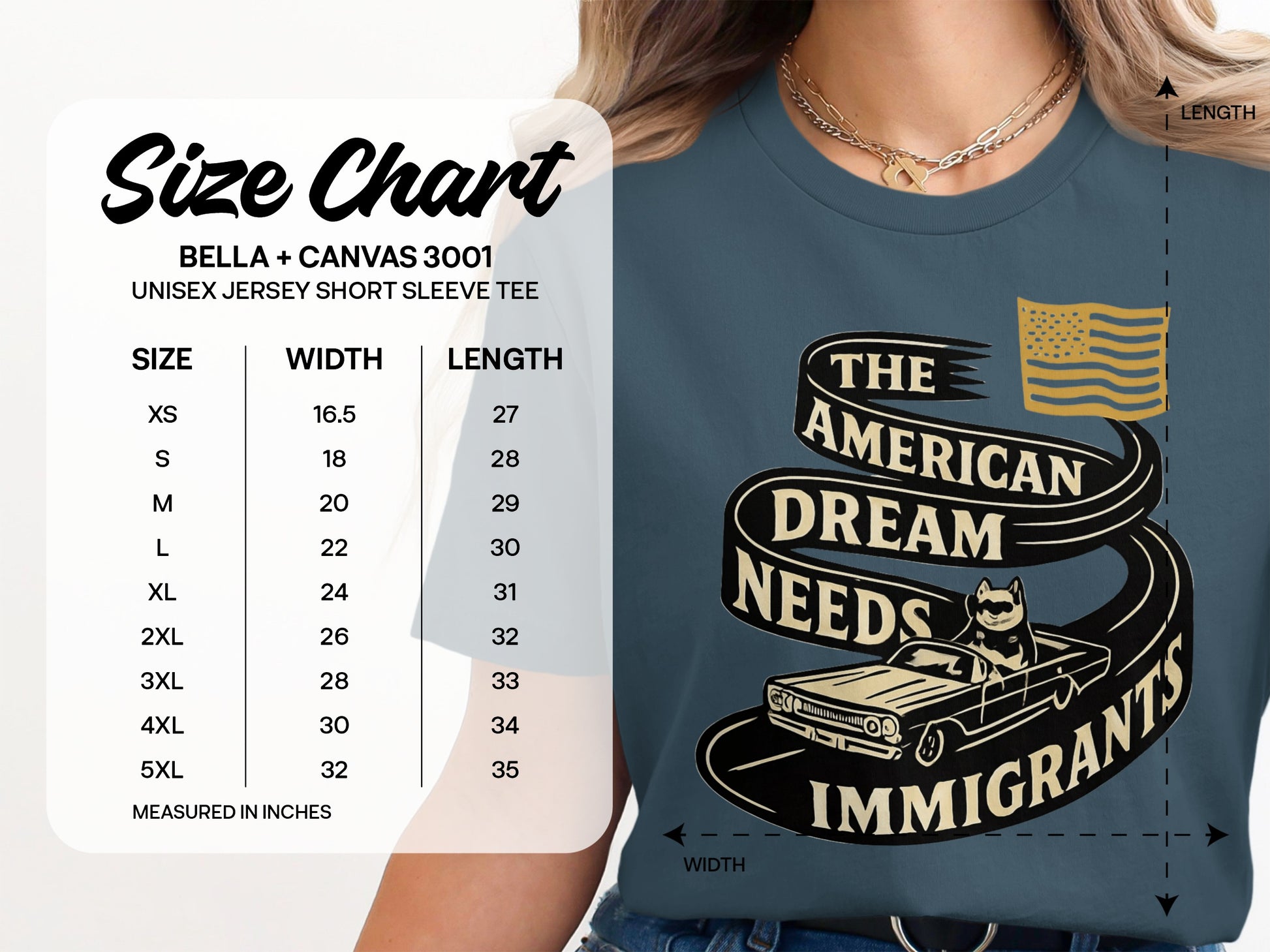 The American Dream Needs Immigrants Short Sleeve Tee