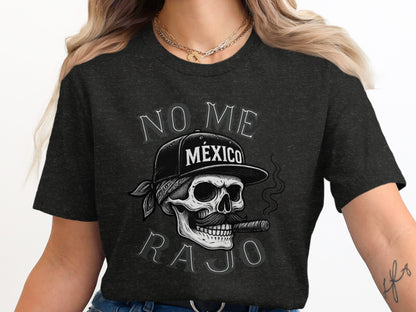 No Me Rajo Skull Smoking Cigar Shirt product type