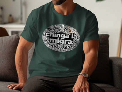 Statement Graphic Tee Chinga La Migra T-shirt product