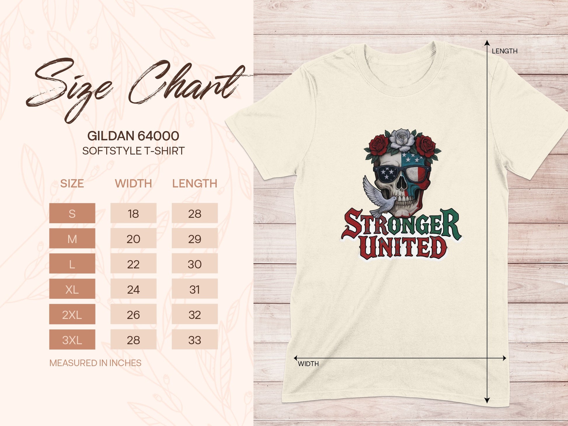 Stronger United Skull T-shirt apparel product