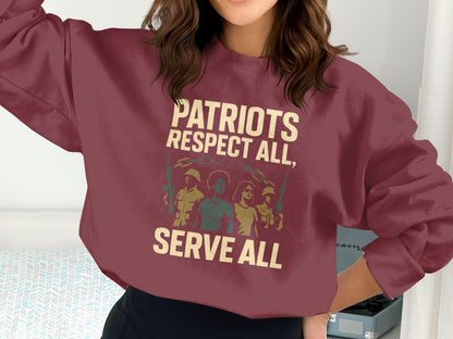 Patriots Respect All Serve All Graphic Shirt product type