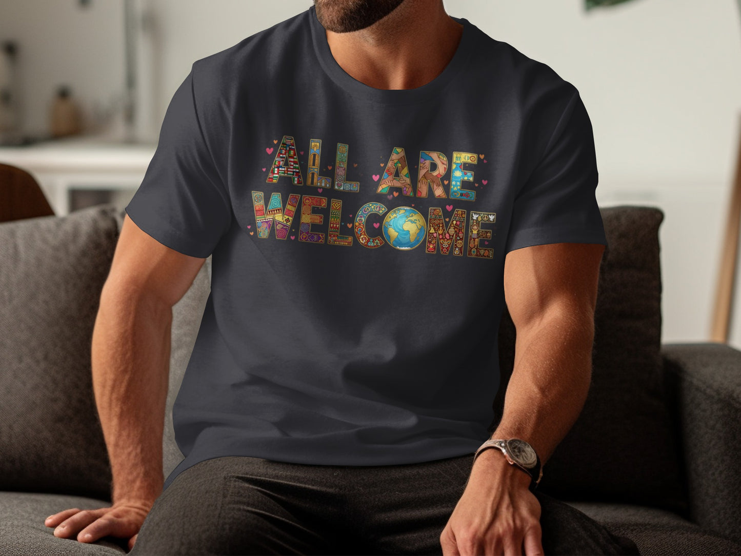 All Are Welcome Graphic T-shirt product