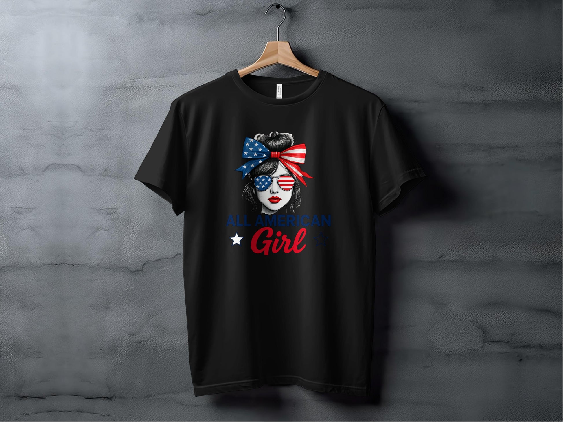 All American Girl Graphic Print T Shirt product