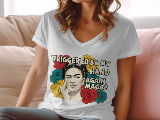 Triggered By My Hand Again MAGA Graphic Tee