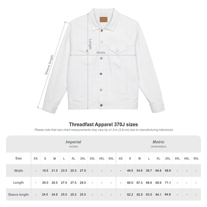 Embroidered Unisex Denim Jacket - Express Yourself with Unique Stitching, Casual Streetwear, Summer Festivals, Gifts for Trendsetters, [...]