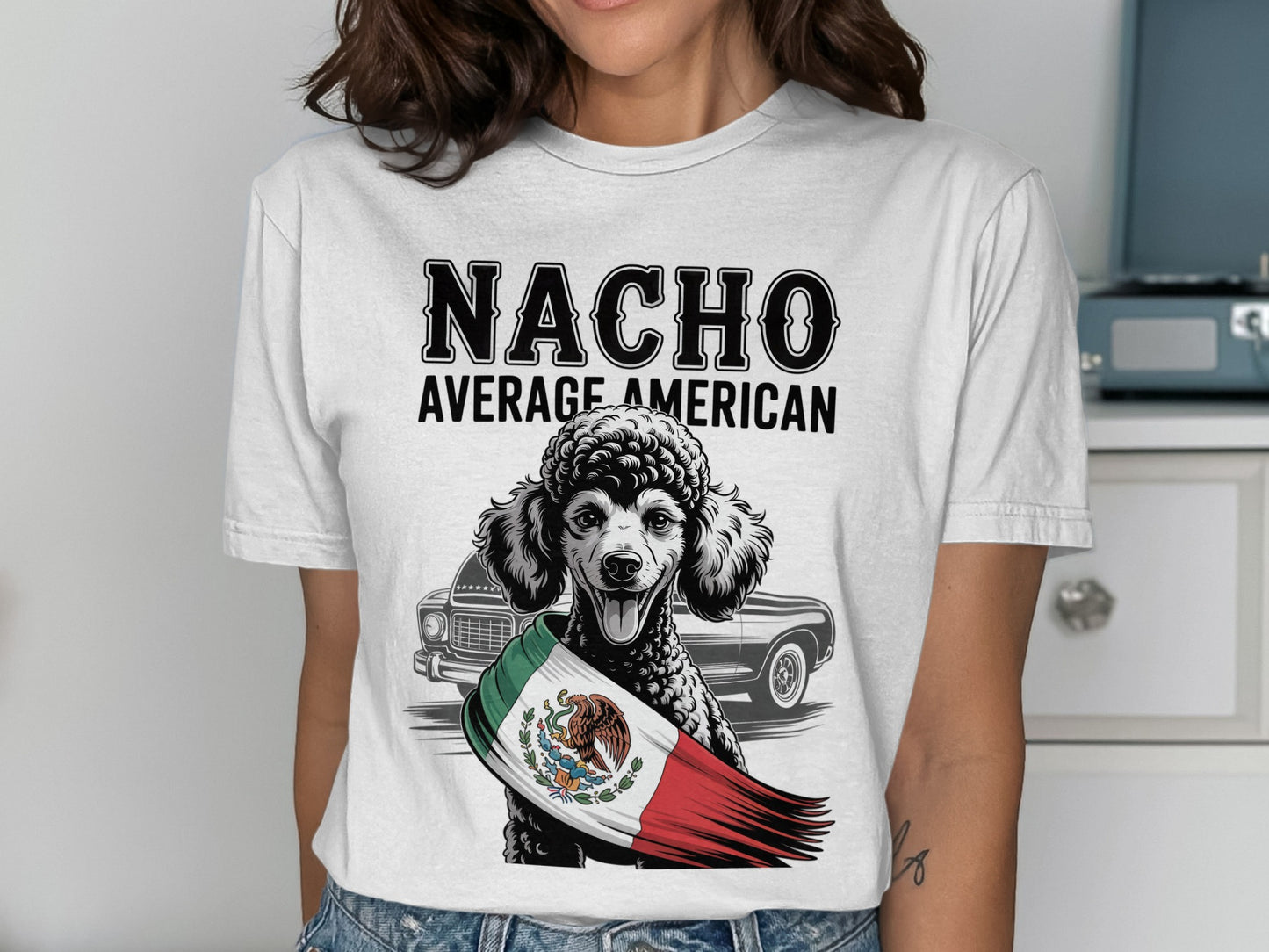 Unique Nacho Average American Dog Graphic T-Shirt product