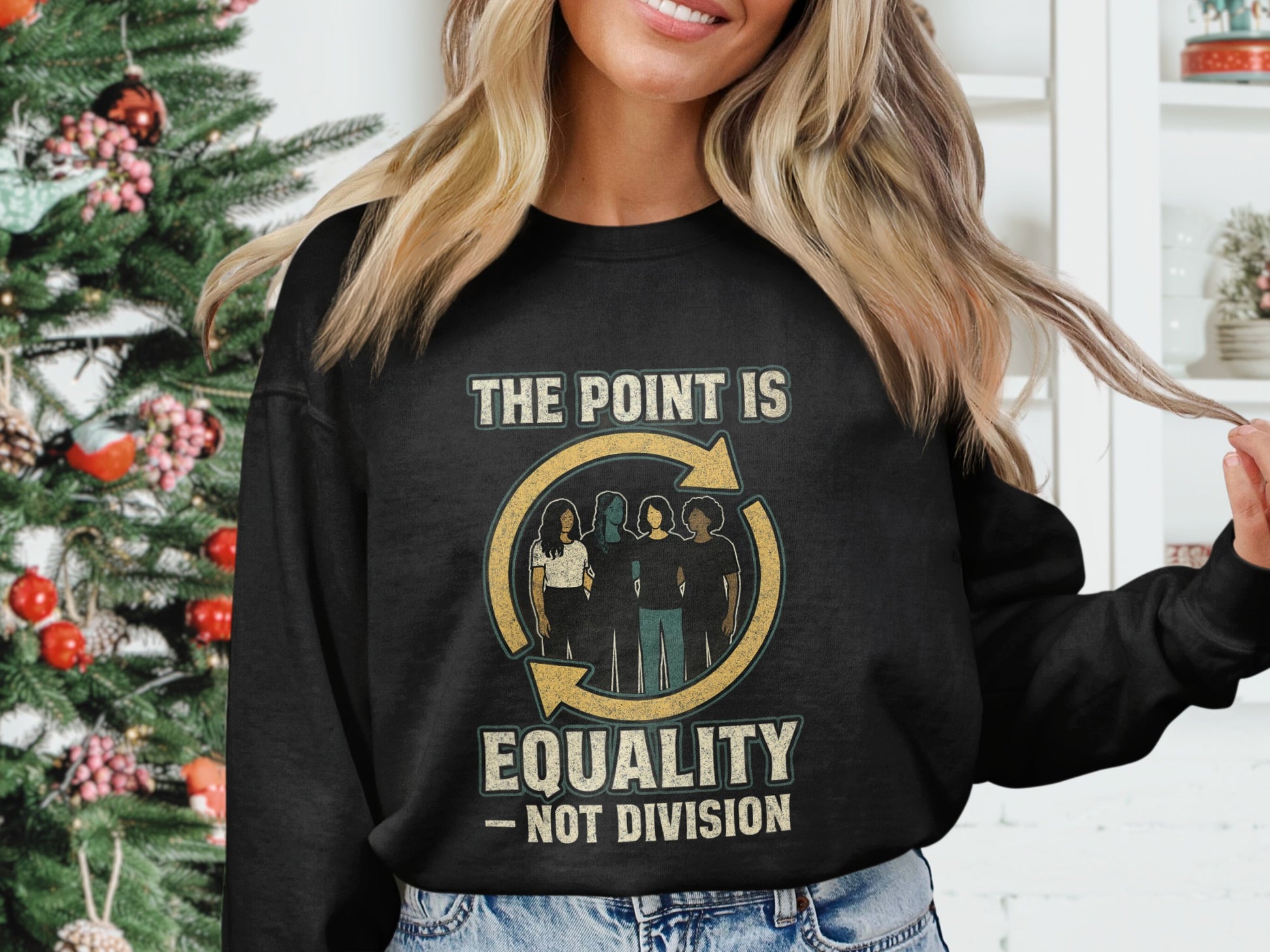 The Point Is Equality Not Division Sweatshirt product