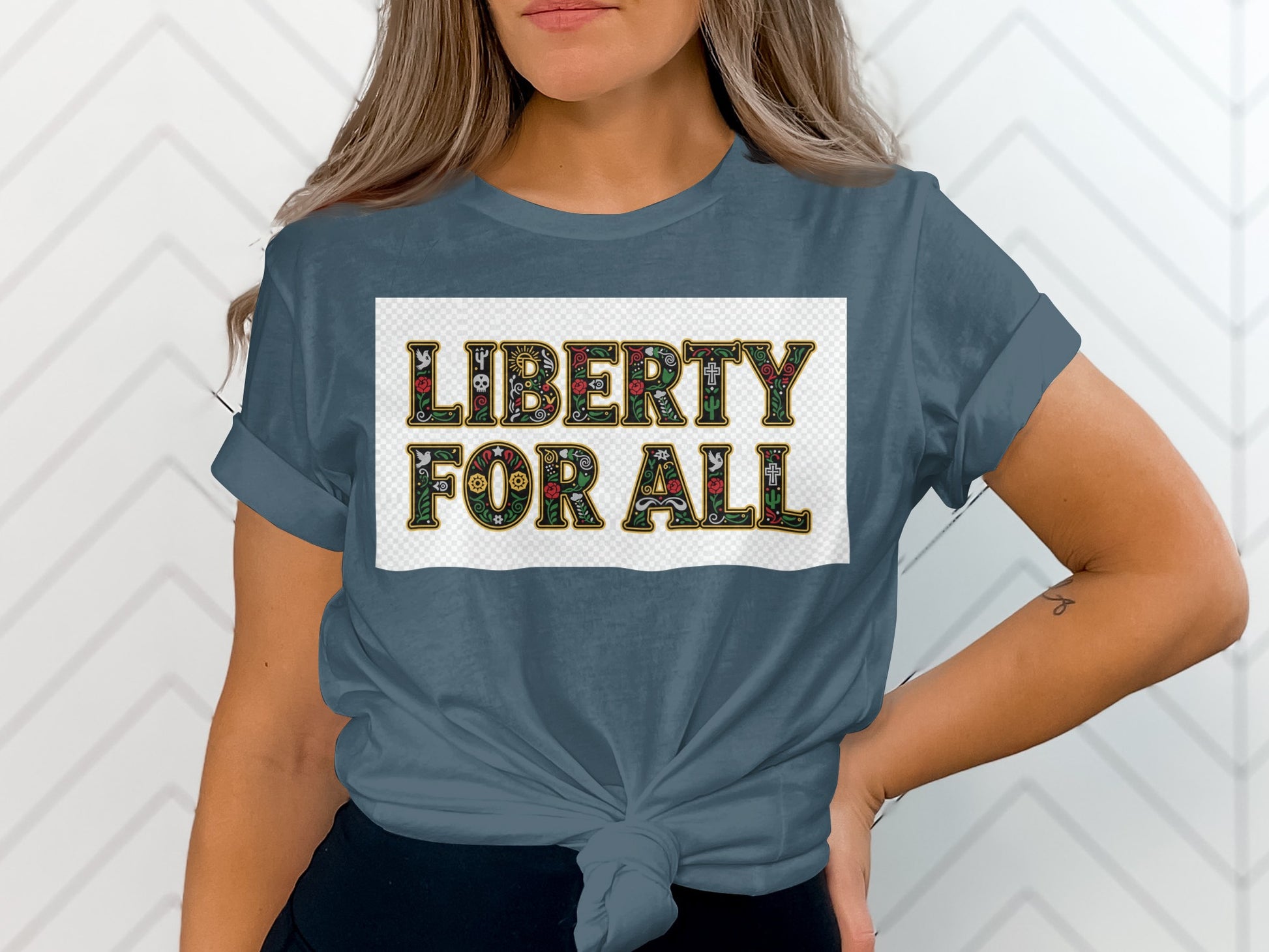 Liberty For All Graphic Statement T-Shirt