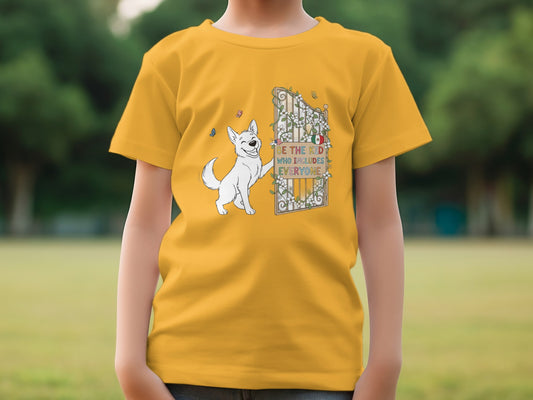 Be the Kid Who Includes Everyone Illustration Shirt