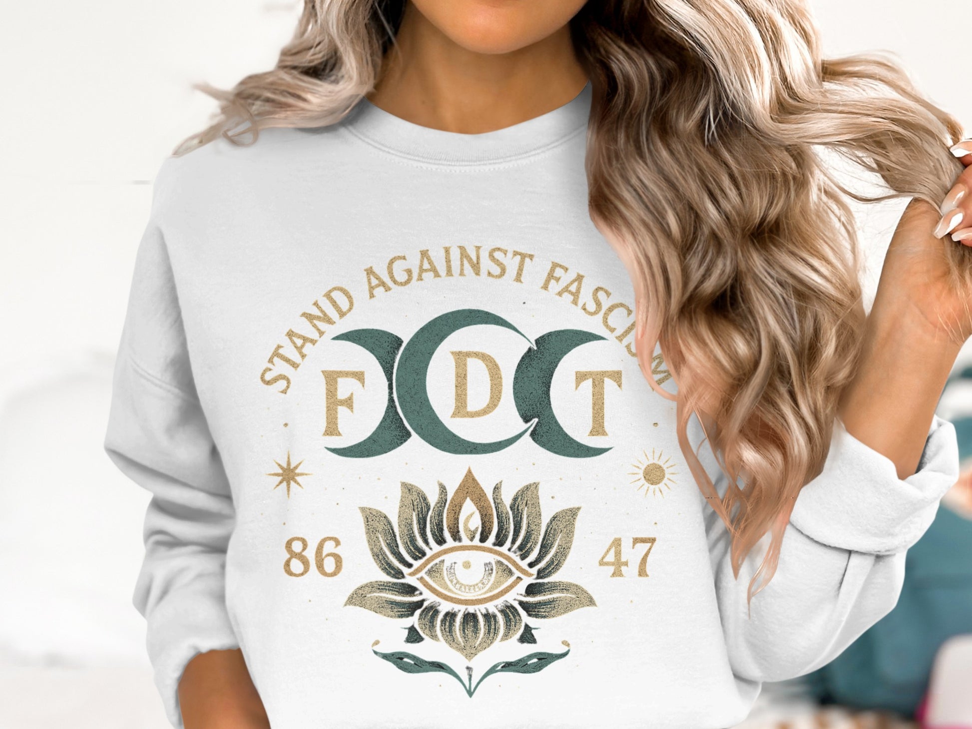 Stand Against Fascism Graphic FDT 8647 Clothing Product