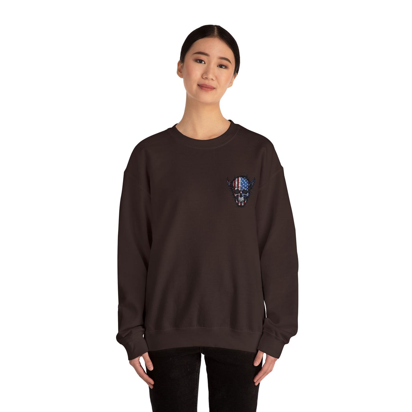 Artistic Graphic Crewneck Sweatshirt - Bold Design for Creative Souls