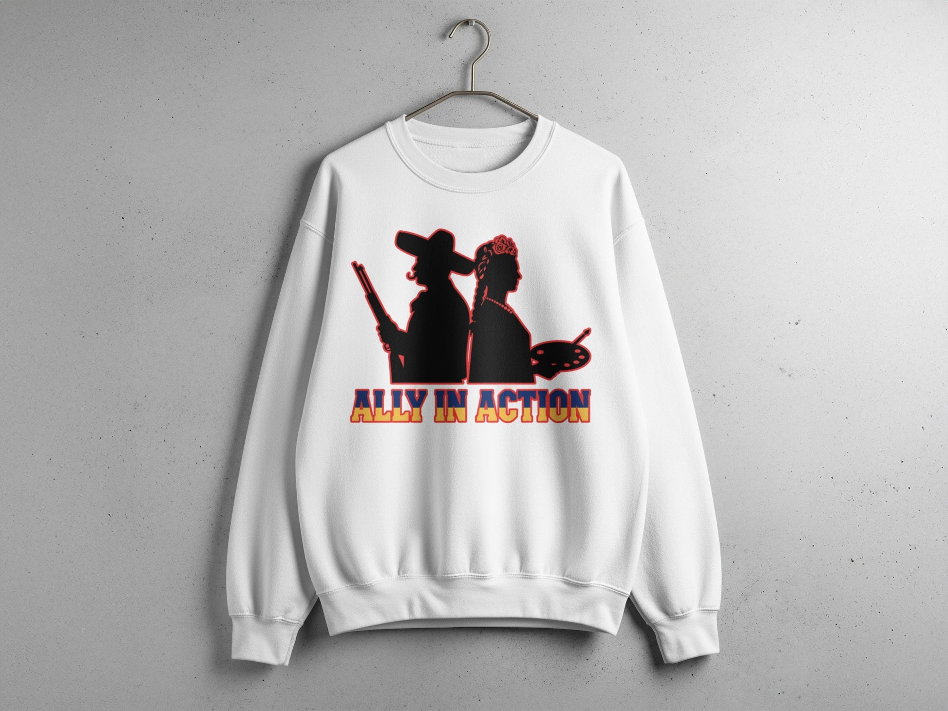 Ally in Action Graphic Crewneck Sweater